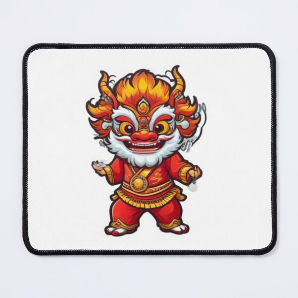 Item preview, Cute lion dance festival designed and sold by KorArtStudio.