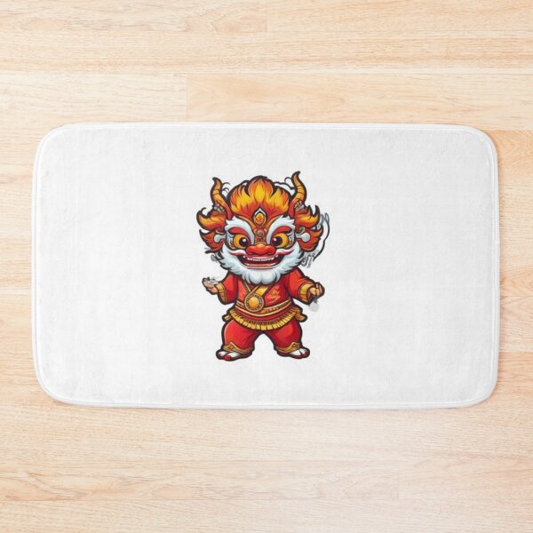 Item preview, Cute lion dance festival designed and sold by KorArtStudio.