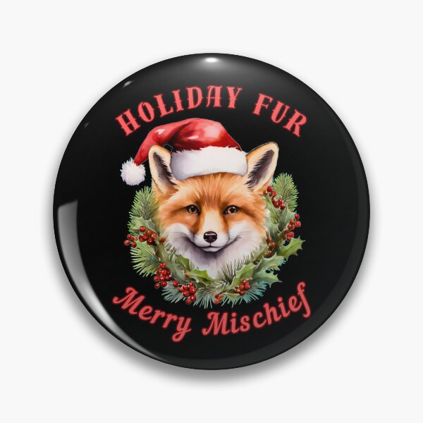 Item preview, Holiday Fur, Merry Mischief. fox owner designed and sold by FoxVibes.