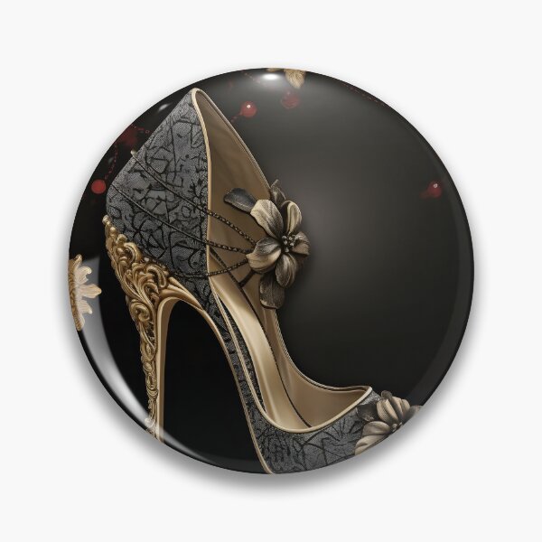 Artikelvorschau, zarter und raffinierter Arabesken-High-Heel-Print entworfen und verkauft von dcrc.