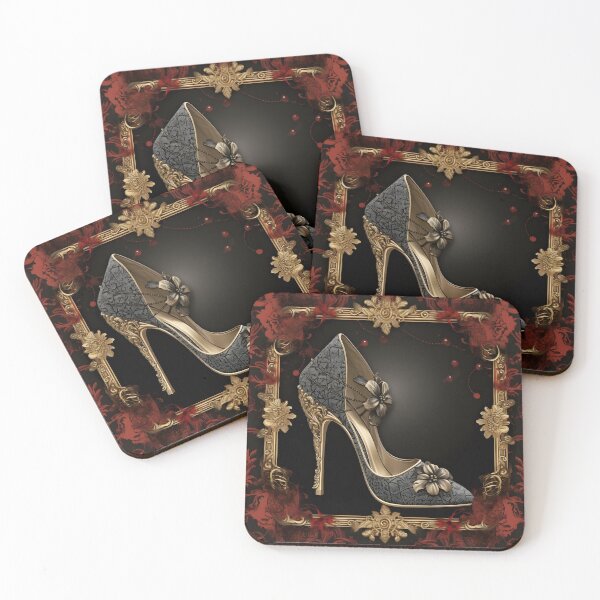 Item preview, delicate and intricate arabesque high heel print designed and sold by dcrc.