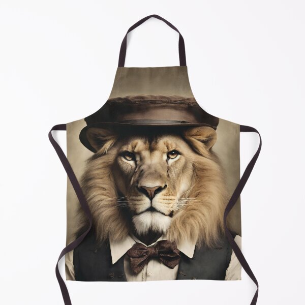 Item preview, Victorian Lion Portrait Artistic Gift Fashion Serious Style  designed and sold by popanato.