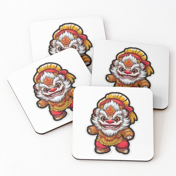 Item preview, Cool lion dance festival designed and sold by KorArtStudio.