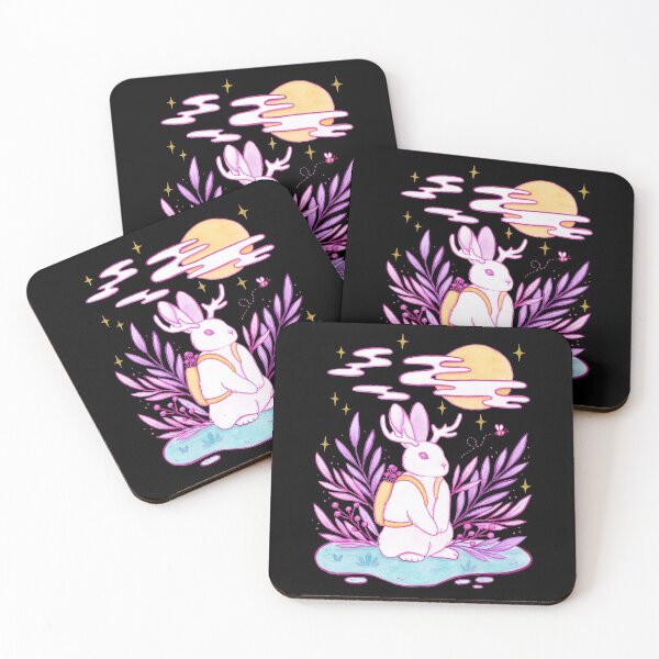 Item preview, Plant Jackalope // Black | Nikury designed and sold by nikury.