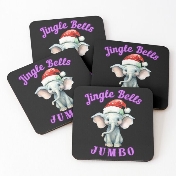 Item preview, Jingle Bells Jumbo. elephant face designed and sold by ElephantVibes.