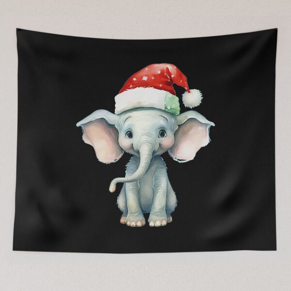 Item preview, Christmas Elephant designed and sold by ElephantVibes.