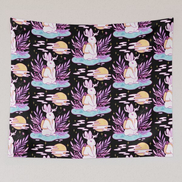 Item preview, Plant Jackalope // Black | Nikury designed and sold by nikury.