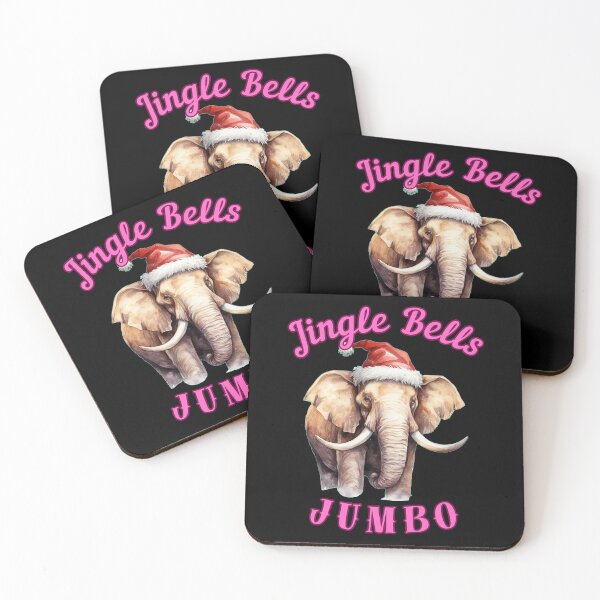 Item preview, Jingle Bells Jumbo. elephant saying designed and sold by ElephantVibes.