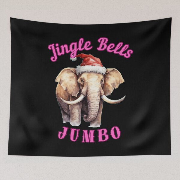 Item preview, Jingle Bells Jumbo. elephant saying designed and sold by ElephantVibes.