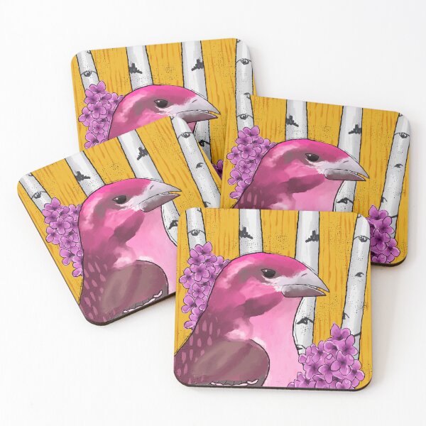 Item preview, New Hampshire - Purple Finch designed and sold by Kim Rausch.