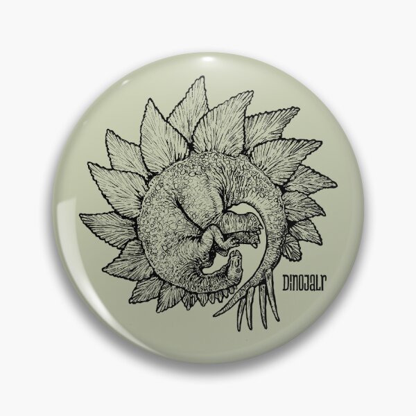 Item preview, black stegosaurus designed and sold by dinojalr.