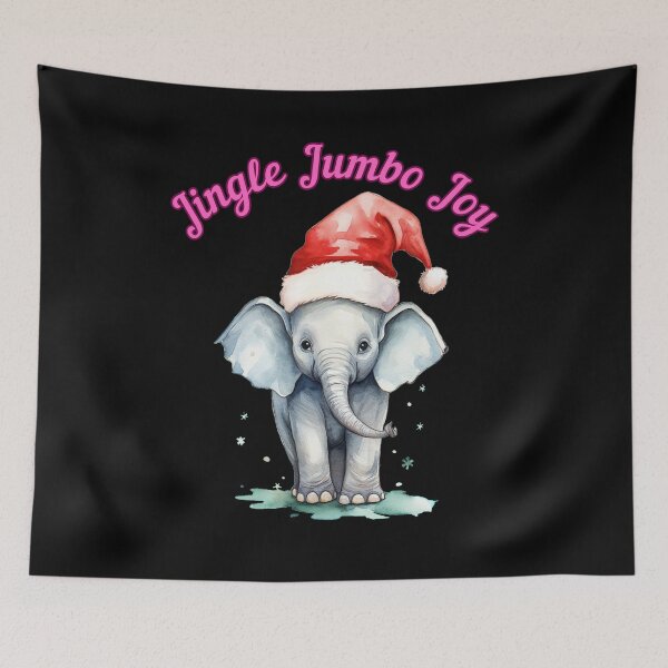 Item preview, Jingle Jumbo Joy. elephant head designed and sold by ElephantVibes.