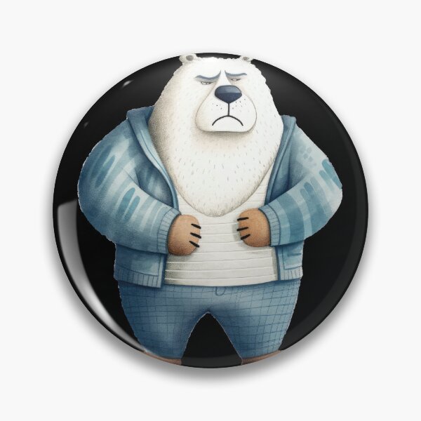 Item preview, Paternal Grumpiness: A Look into the World of Papa Bear designed and sold by WallGemsArt.