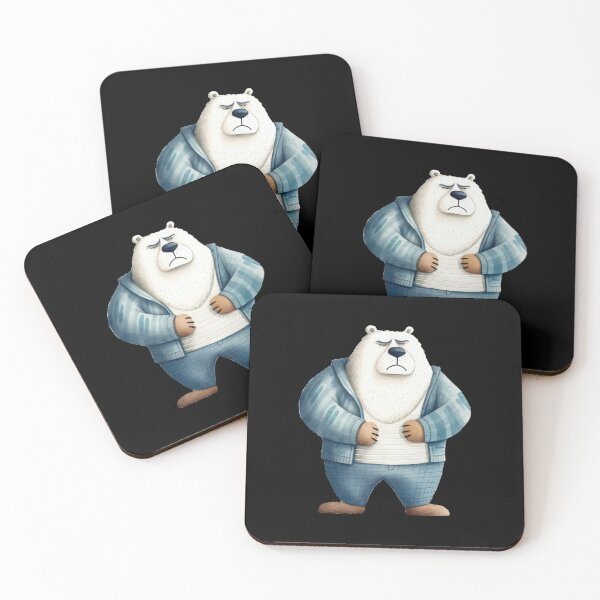 Item preview, Paternal Grumpiness: A Look into the World of Papa Bear designed and sold by WallGemsArt.