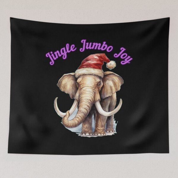 Item preview, Jingle Jumbo Joy. elephant quote designed and sold by ElephantVibes.