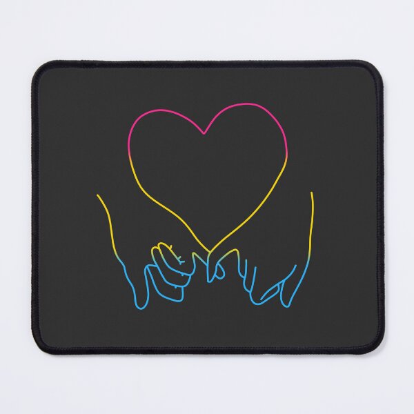 Item preview, heart pinky promise in pan colours designed and sold by rosecolashop.