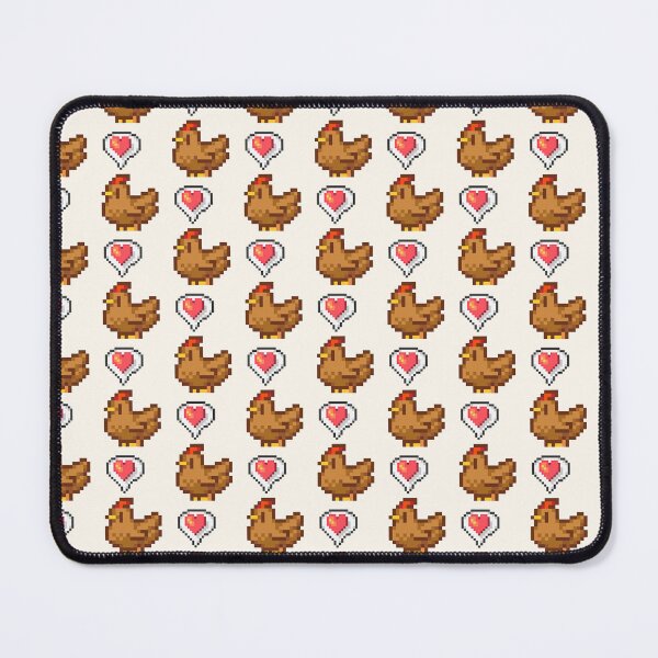 Item preview, Stardew Valley Happy Brown Chicken designed and sold by r9440.