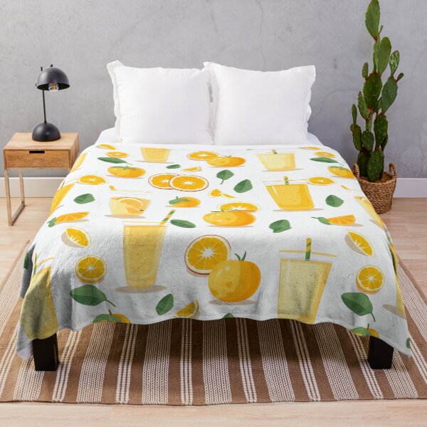 Item preview, Orange juice in seamless pattern white background. designed and sold by Whiteblueshop.