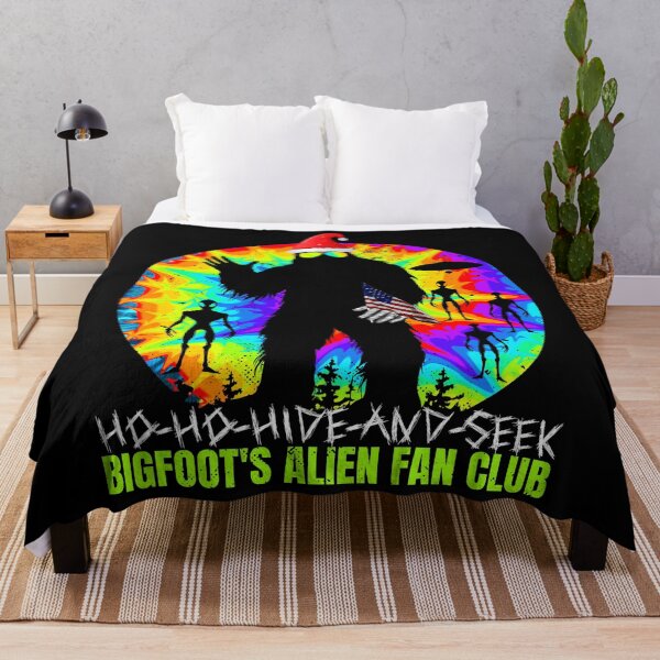 Item preview, Ho-Ho-Hide-and-Seek Bigfoots Alien Fan Club Rainbow Xmas designed and sold by r-silver.