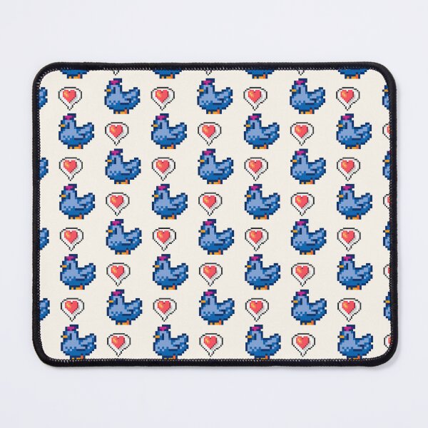 Item preview, Stardew Valley Happy Blue Chicken designed and sold by r9440.
