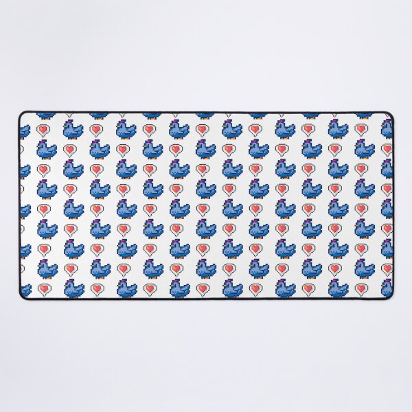 Item preview, Stardew Valley Happy Blue Chicken designed and sold by r9440.