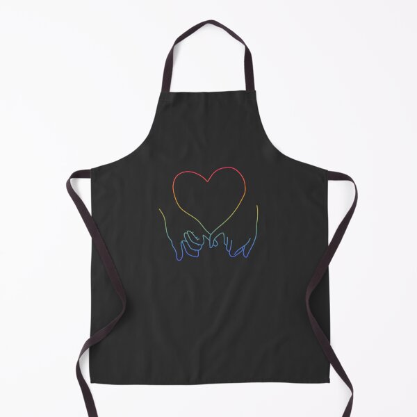 Item preview, heart pinky promise in pride rainbow colours designed and sold by rosecolashop.