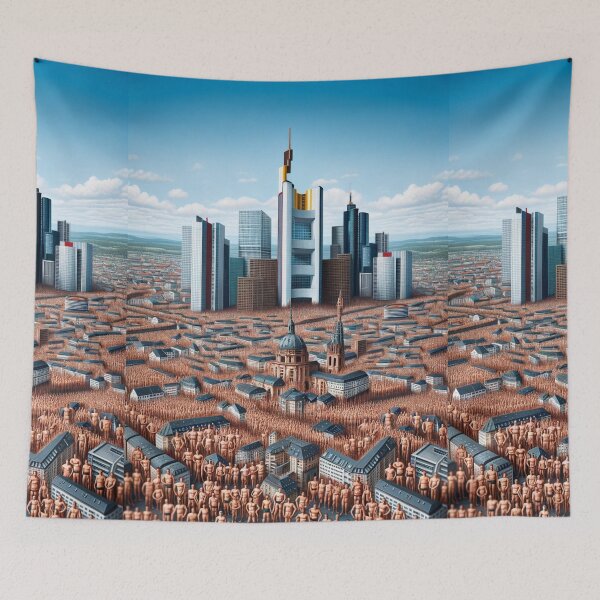 Item preview, Frankfurt Skyline Men designed and sold by Places On Earth.