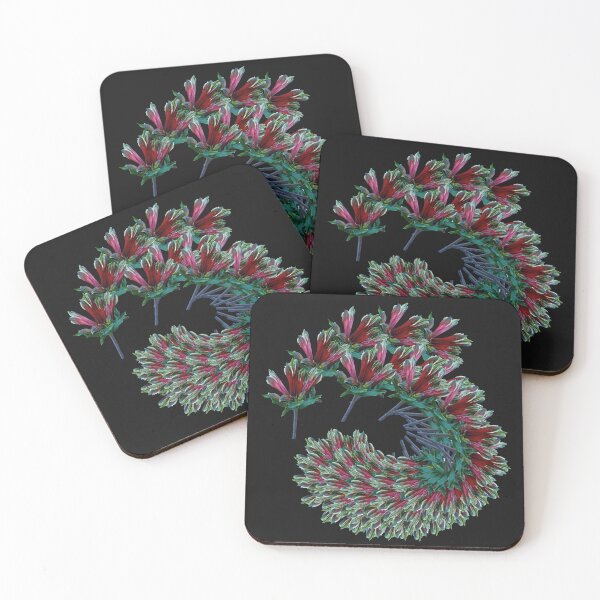 Item preview, Floral twirl in December by Adelaide artist Avril Thomas at Magpie Springs designed and sold by MagpieSprings.