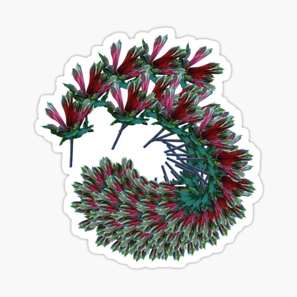Item preview, Floral twirl in December by Adelaide artist Avril Thomas at Magpie Springs designed and sold by MagpieSprings.