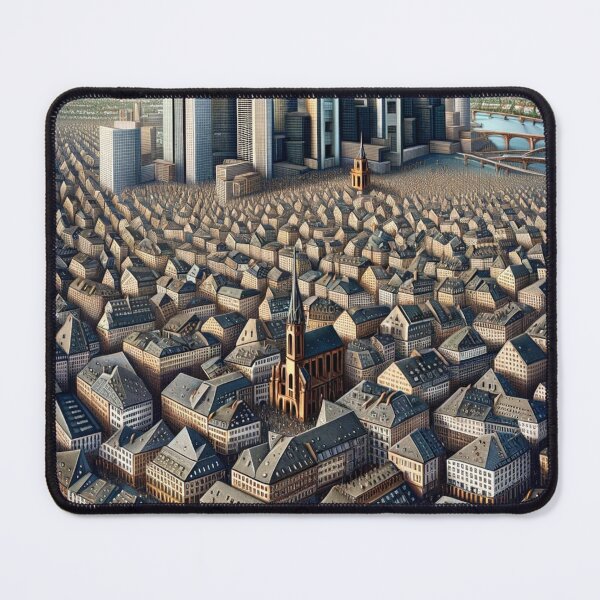 Item preview, Frankfurt Skyline Art designed and sold by Places On Earth.