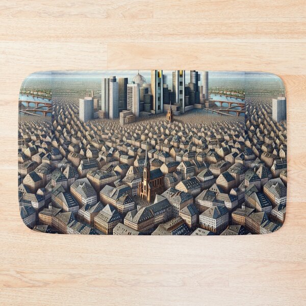 Item preview, Frankfurt Skyline Art designed and sold by Places On Earth.