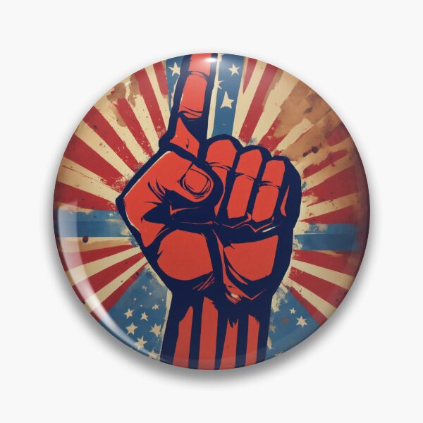 Item preview, Victory Fist: Patriotic Statement T-shirt designed and sold by VIJUSURYAL.
