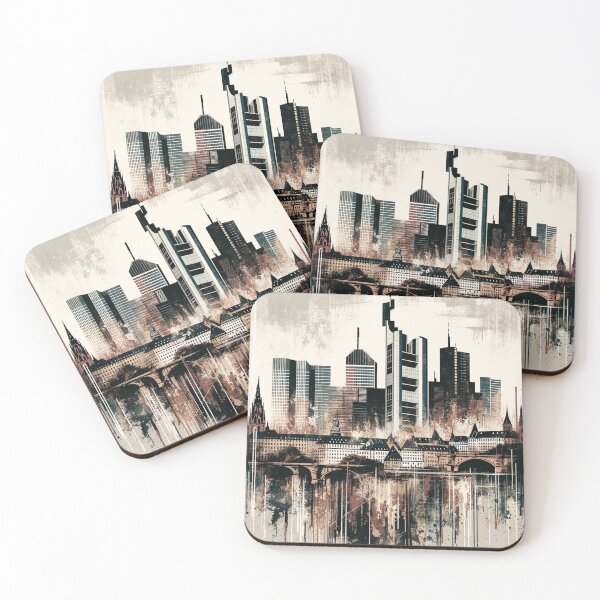 Item preview, Frankfurt Dark Skyline designed and sold by Places On Earth.