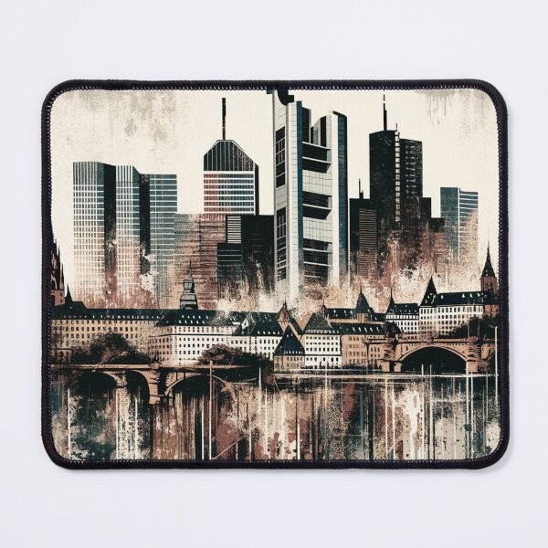 Item preview, Frankfurt Dark Skyline designed and sold by Places On Earth.