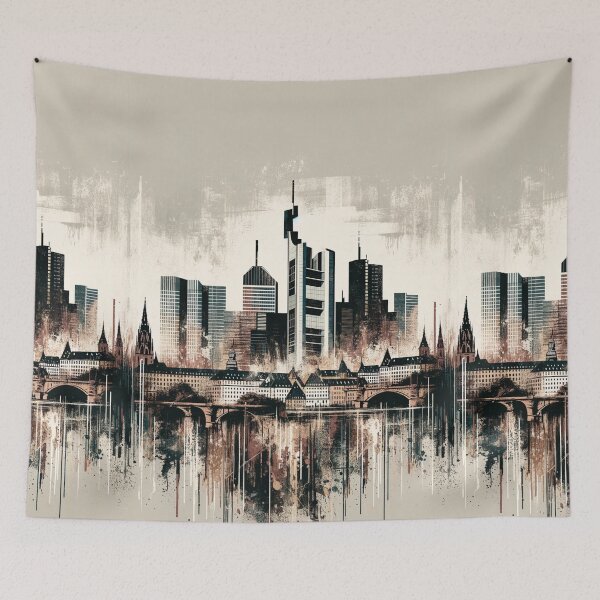 Item preview, Frankfurt Dark Skyline designed and sold by Places On Earth.