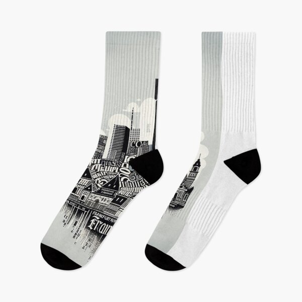 Item preview, Grey Frankfurt Skyline designed and sold by Places On Earth.
