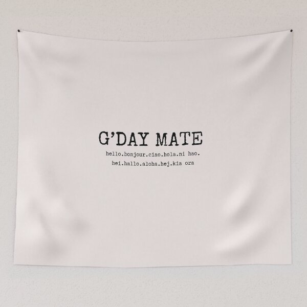 Item preview,  Aussie Slang G'DAY MATE designed and sold by buzzstyle66.