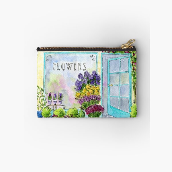 Aperçu de l'œuvre Encre et aquarelle fleuriste créée et vendue par purplesparrow.