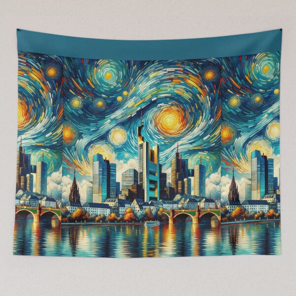 Item preview, Frankfurt Skyline Artsy designed and sold by Places On Earth.