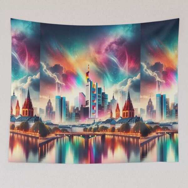 Item preview, Frankfurt Skyline Fantasy designed and sold by Places On Earth.