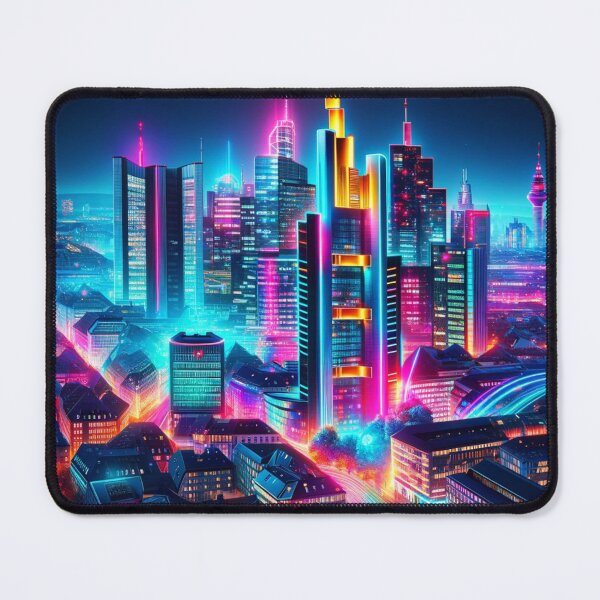 Item preview, Frankfurt Skyline Neon designed and sold by Places On Earth.