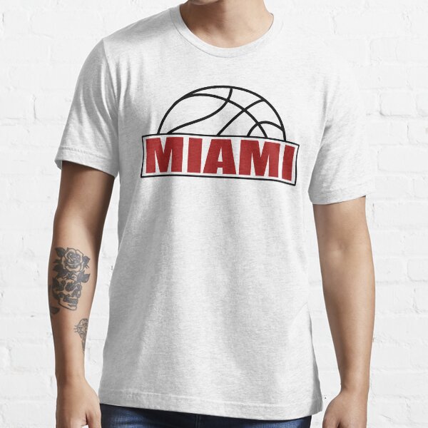 Id/ée de cadeau r/étro de basket-ball vintage Miami Floride T-Shirt