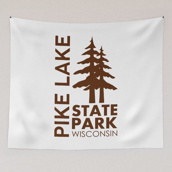 Item preview, Pike Lake State Park Wisconsin Pines designed and sold by bivenart.