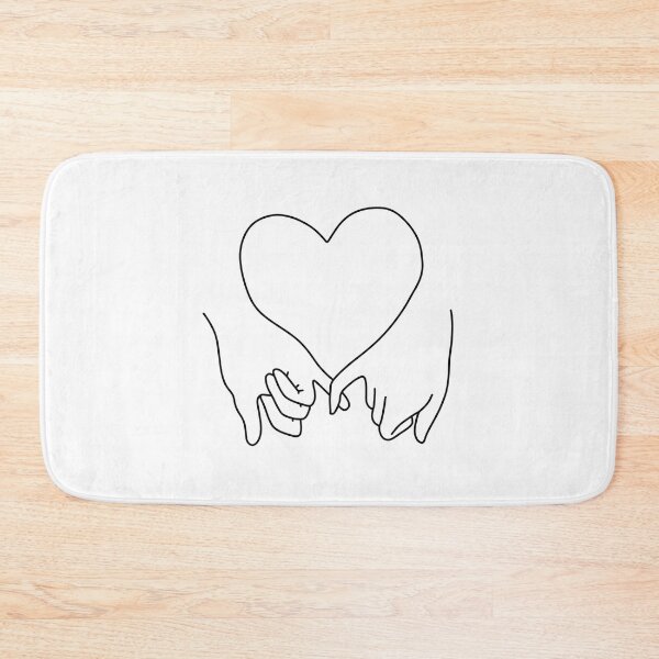 Item preview, heart pinky promise in black designed and sold by rosecolashop.