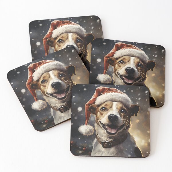 Item preview, Yuletide Pup Joy designed and sold by inkArtistryfine.