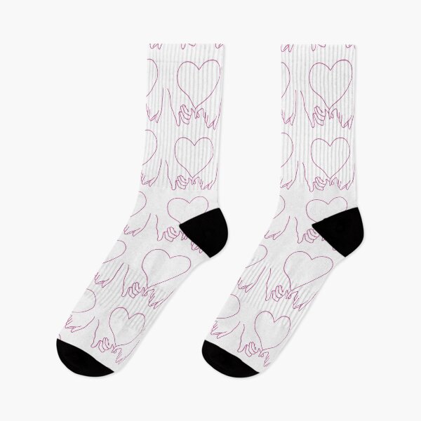 Item preview, heart pinky promise in pride hot pink designed and sold by rosecolashop.