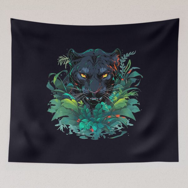 Item preview, Jungle Predator - Black Panther designed and sold by CleverboyDsgns.