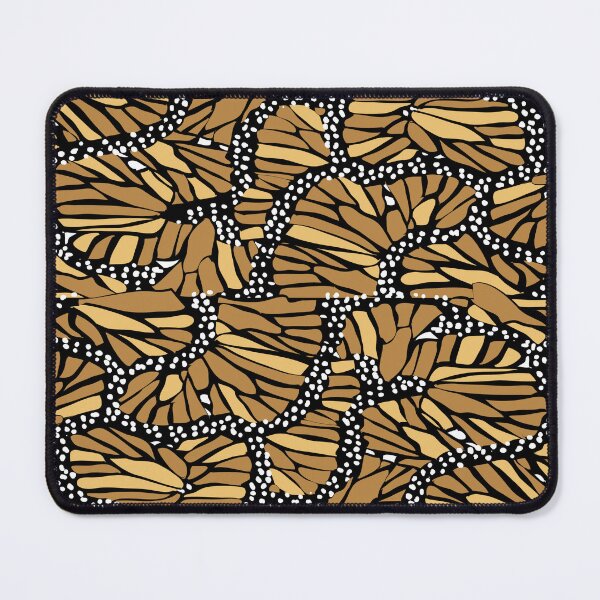 Item preview, Butterfly wing pattern, yellow and black designed and sold by ahahdodo.