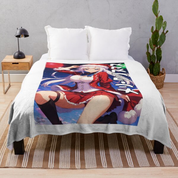 Item preview, School Girl as Santa Claus; Japanese Anime; designed and sold by StickerApe.