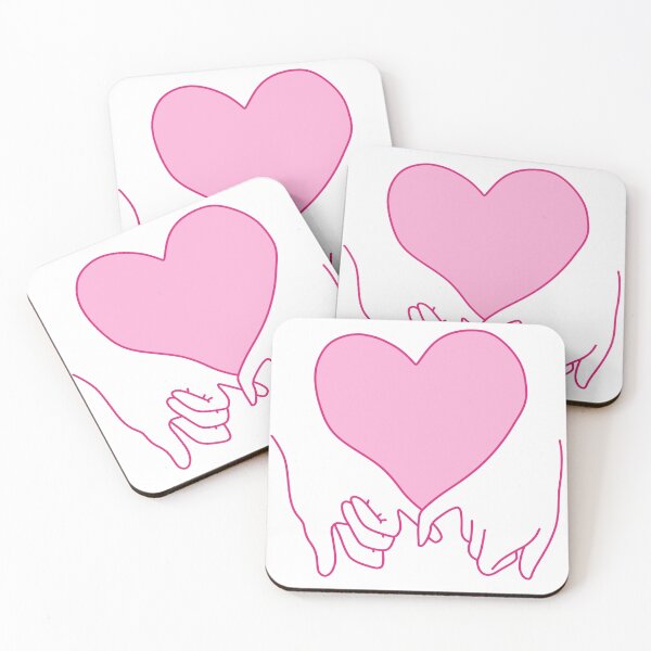 Item preview, heart pinky promise in pride pink designed and sold by rosecolashop.